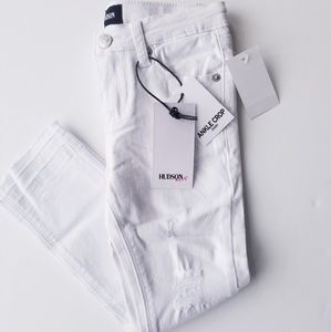 New Hudson Release Hem Distressed Pants